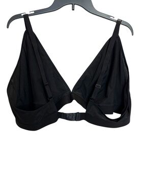 Old Navy Black Triangle Bralette with Adjustable Straps 4X